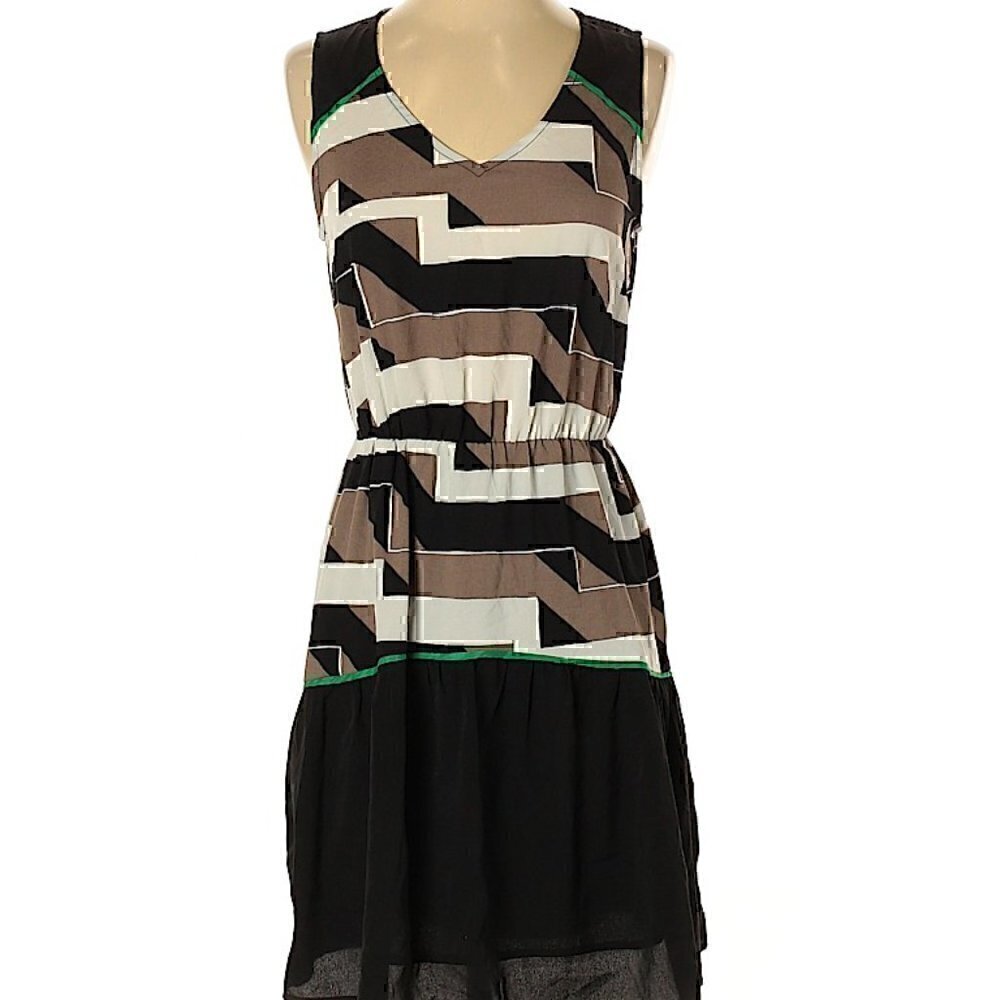 Bar III Color Block Casual Dress
